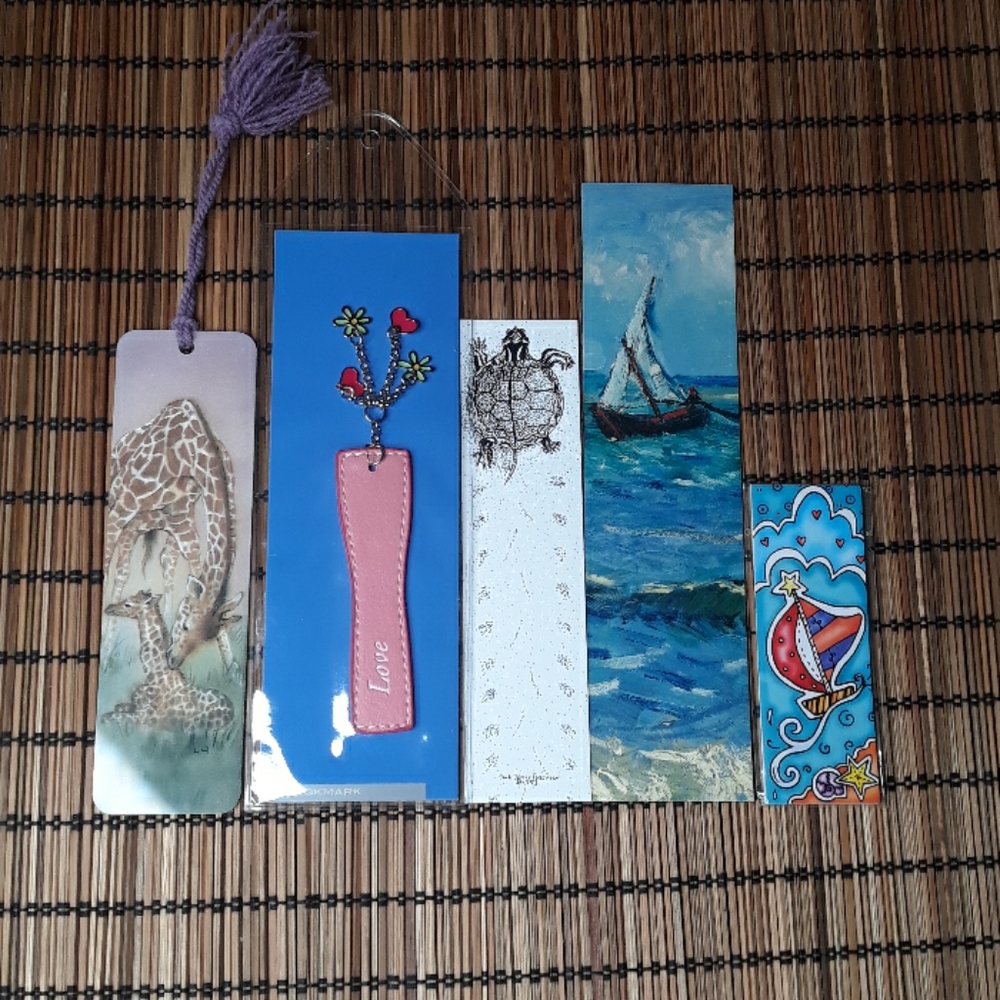 Nature lovers bookmark collection set of 5